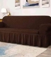 2+2+1 Coffee Color Sofa Cover for Your Home!