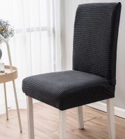 6 Pcs Ash Grey Color Honeycomb Chair Cover